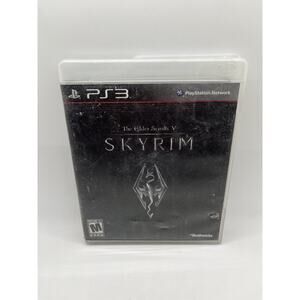 The Elder Scrolls V: Skyrim (PlayStation 3, 2011) PS3 With Manual - TESTED